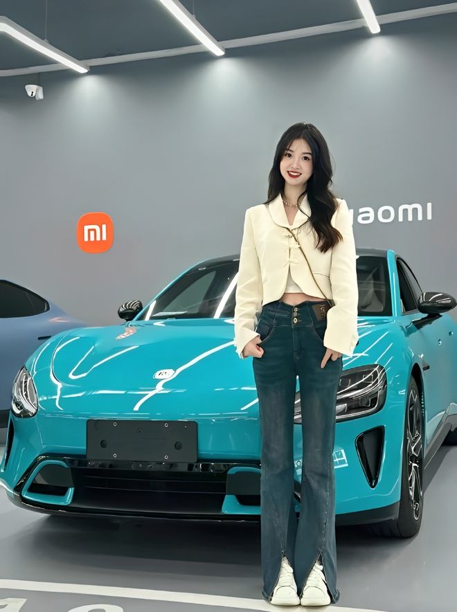 质量都这么高的吗？仙女也就长这样吧不朽情缘app小米SU7的美女车主(图2)