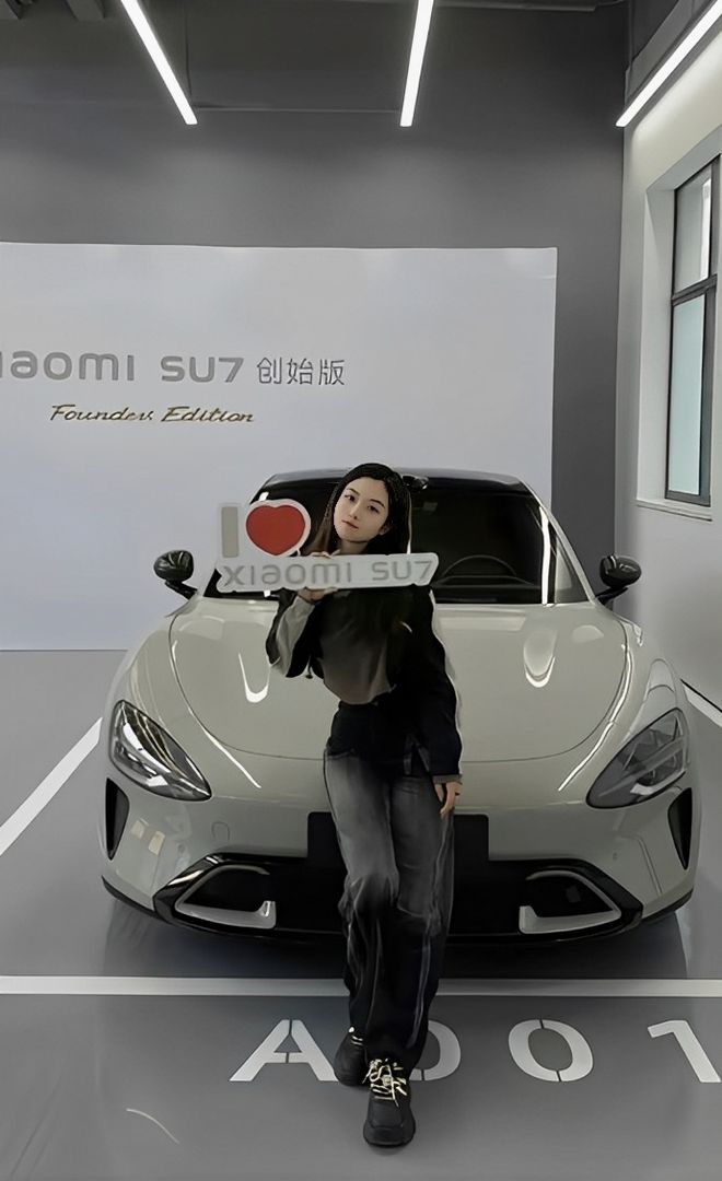 质量都这么高的吗？仙女也就长这样吧不朽情缘app小米SU7的美女车主(图8)