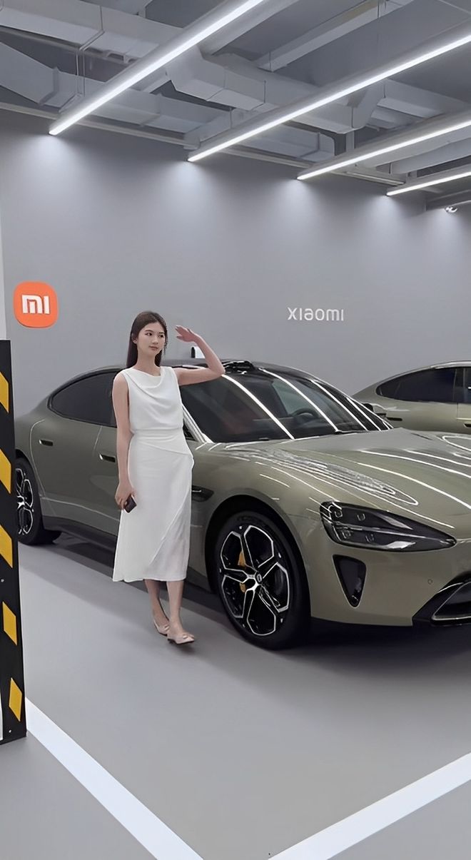 质量都这么高的吗？仙女也就长这样吧不朽情缘app小米SU7的美女车主(图10)